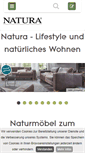 Mobile Screenshot of natura-einrichten.de